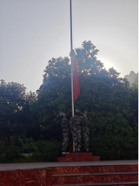 武漢科技職業(yè)學院2025年全民國家安全教育日主題升旗儀式