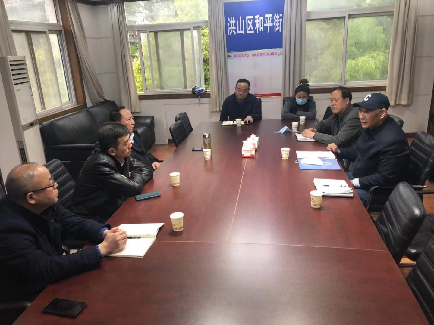 我院領(lǐng)導(dǎo)赴和平街工委專題匯報(bào)學(xué)院黨建工作